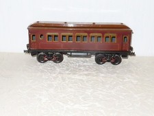 Blechspielzeug  Eisenbahn großer Personen Wagen Waggon Bing ! wohl Spur 1