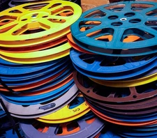 LOT OF 20 EMPTY 16mm FILM REELS (SPOOLS) - 1600ft size
