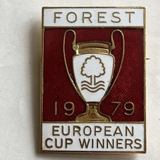 Nottingham Forest Enamel Badge .vintage Coffers 70’s/ 80’s. European Cup Winners