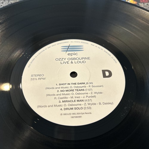 OZZY OSBOURNE -LIVE & LOUD- SEE YOU ON THE OTHER SIDE 2024 3-LP VINYL W/POSTER - Picture 19 of 24