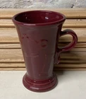FIESTA Ware CINNABAR Pedestal 18 Oz Mug Post 86 New In Box Retired With UPC