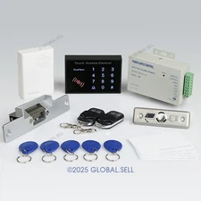 New RFID Access Control System Kit Set With Door Strike Lock+ 2Remote Controls