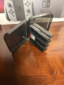 Nintendo Switch Grey Joycons Pro Controller CIB Mario Party 256 GB SD 1 DAY SHIP