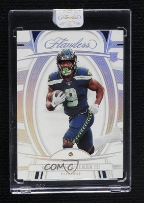 2022 Panini Flawless Rookies Diamond 4/10 Kenneth Walker III #105 Rookie RC 1bw2