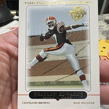 Topps 2005 Braylon Edwards Rookie #415 Cleveland Browns Football NFL Card. rookie card picture