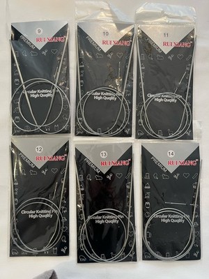 Rui Xiang - Circular Knitting Needles - 6 Different Sizes 
