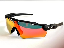 NEW Oakley Radar EV Patn Sunglasses Black Frame Orange Prizm Lenses OO9208