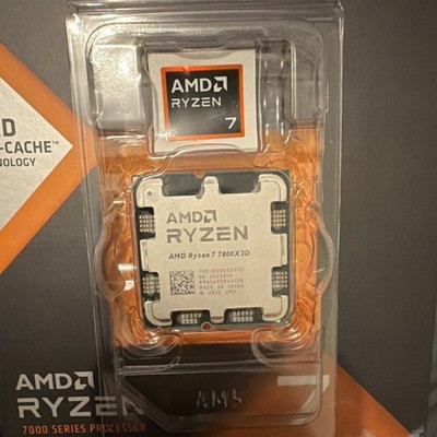 AMD Ryzen 7 7800X3D 8-Core 16-Thread CPU – AM5 – 3D V-Cache