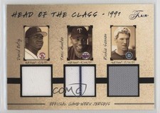 2005 Flair Head Of The Class Triple Jersey 82/97 David Ortiz Torii Hunter 1dm7