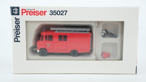 Vehículo de grupo de extinción Preiser H0 35027 LF8 MB LF 408/29 | Zustand: Gebraucht