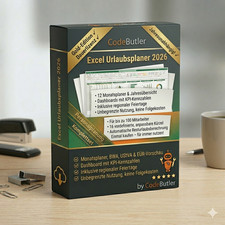 Excel Urlaubsplaner Personalplaner Schichtplaner Dienstplan 2026 27 Dauerlizenz
