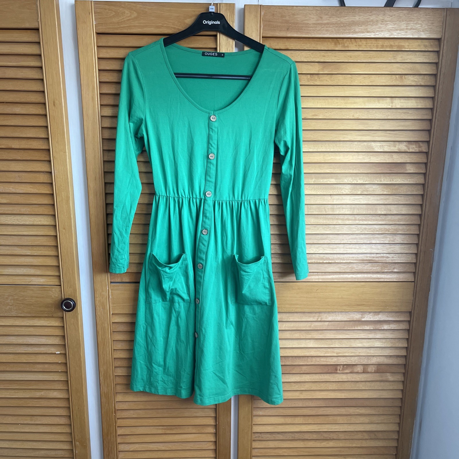 Ouges Women’s Green Dress Size S UK Size 8 - image 1