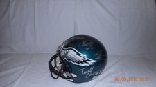 Signed Super Bowl Helmet XXXIX-signed Andy Reid,