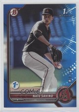 2022 Bowman Draft 1st Edition Blue Foil 86/150 Nate Savino #BD-163 0z0v