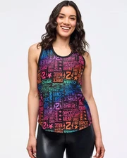 Zumba Libre Basketball Tank Top - Black/Pink  ~ XS  S  M  L  ~ New! Free Ship!