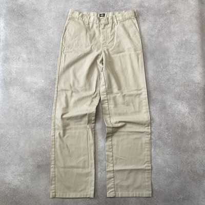 Dickies Hose Jungen 15-16 Jahre verstellbare Taille gerades Bein Hose, beige