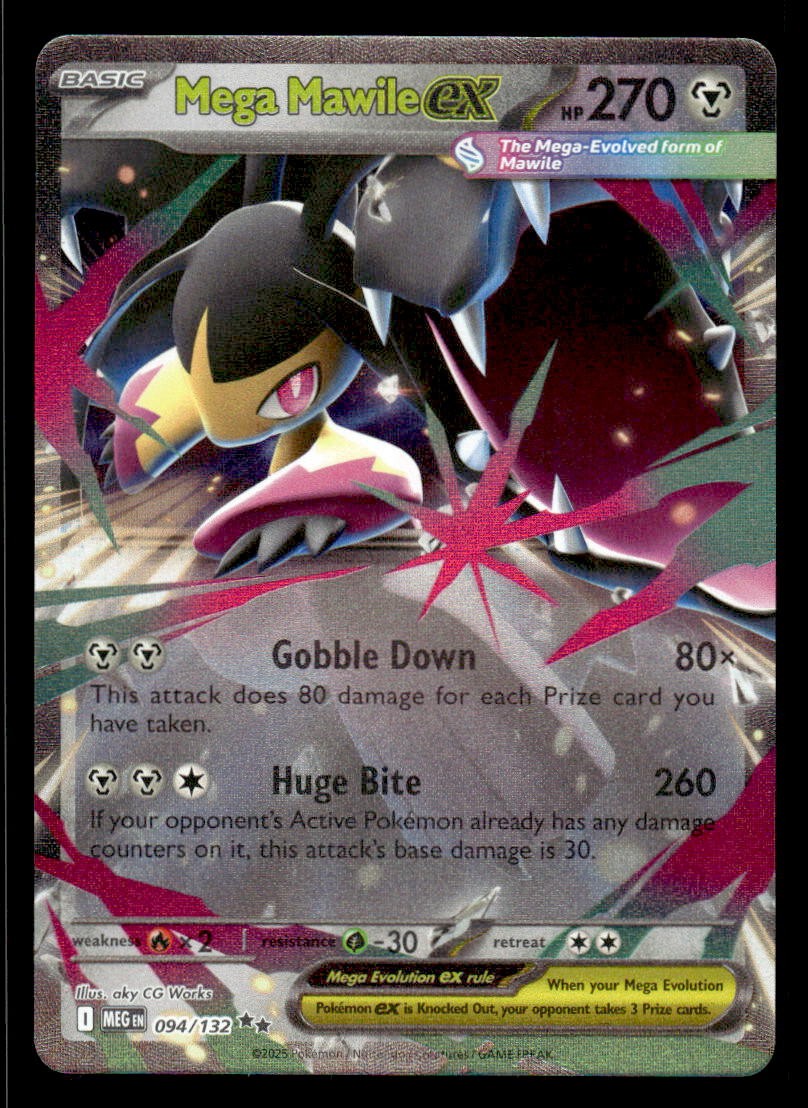 Pokemon TCG ME01: Mega Evolution #094/132 Mega Mawile ex
