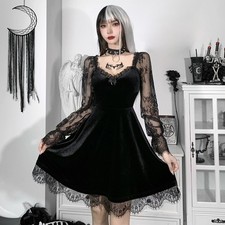 New Versatile Hip Hop Lace Fashion Chest Speaker Long Sleeve Dress