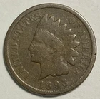 1893 Indian Head Cent Penny 518E