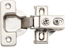 2 Pack - Face Frame Quiet Soft Close Cabinet Door Hinges, 1/2 Inch Overlay, with