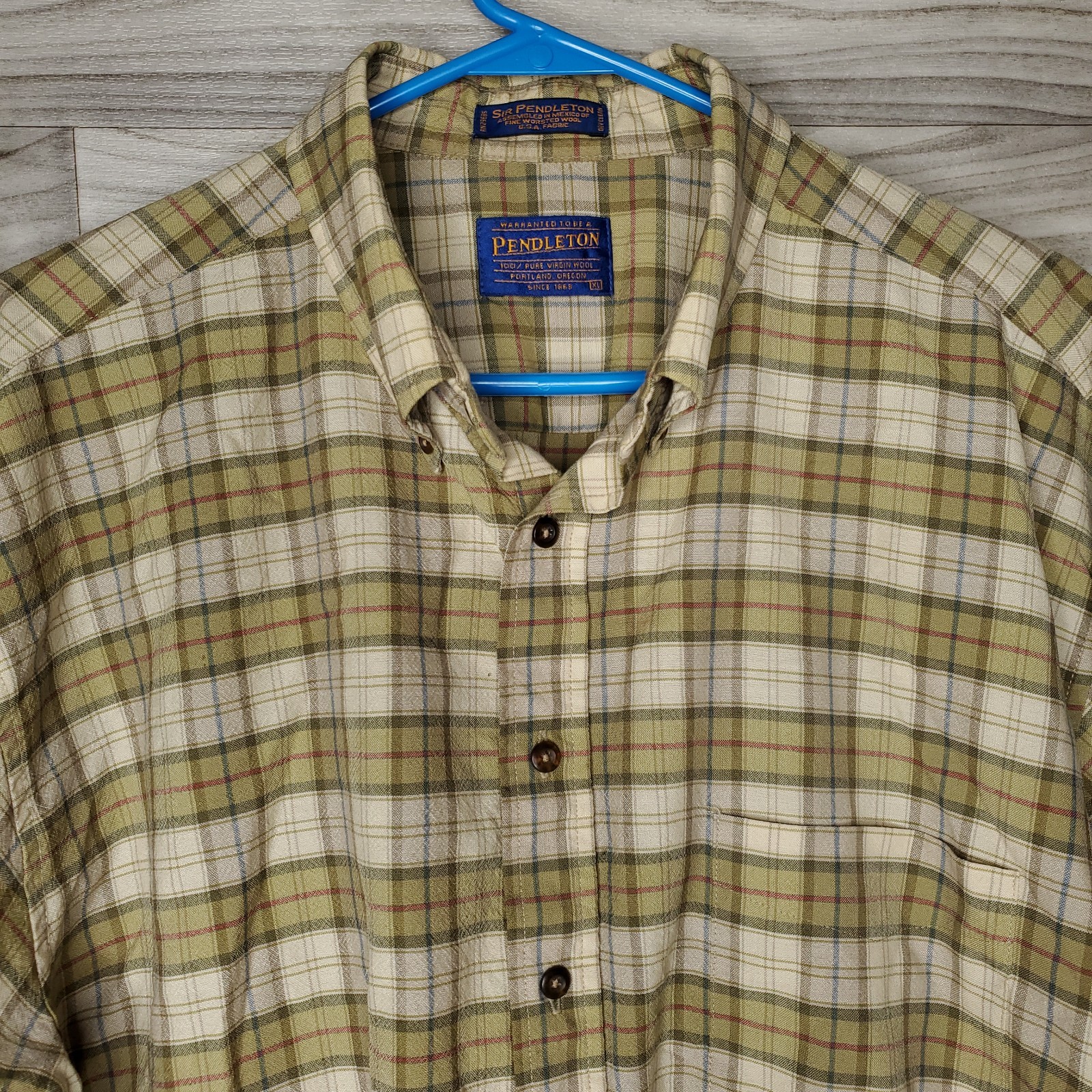 Pendleton Sir Pendleton Plaid Button Down Shirt X… - image 3