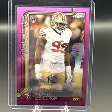2025 Topps Chrome - Retail Rookie Autographs Alfred Collins Pink Refractor /250
