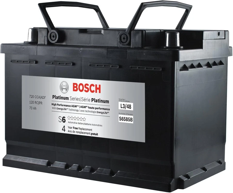 Batería BOSCH S6585B AGM Válvula Regulada BCI Group 48CCA 760 120 Capacidad de Reserva Foto 4 de 4