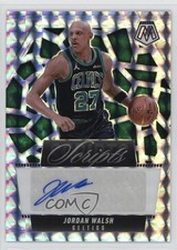 2024-25 Panini Mosaic Scripts Jordan Walsh #MS-JWB Auto 1oa8