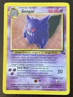 Gengar Fossil Rare Unlimited 20/62 Vintage Pokemon TCG Card WOTC Non Holo LP/NM