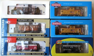 Athearn RTR/ Walthers Platinum Line,H0, 6er-Set Caboose,mit OVP