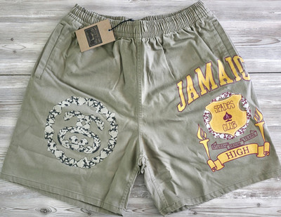 Stüssy x Denim Tears DT Shorts Khaki Olive Size M Neu mit Tags