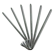 Gancho inflable de metal de 5/8" x 18" con estacas de tienda de acero paquete de 10