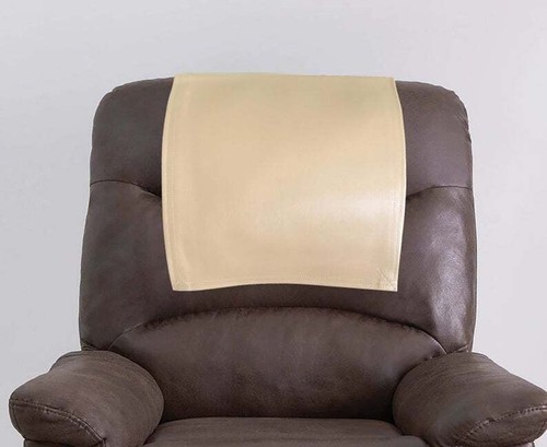 Recliner Headrest Cover Chair Protector Sofa Furniture Leather Slipcover Black 1 - Picture 5 of 10