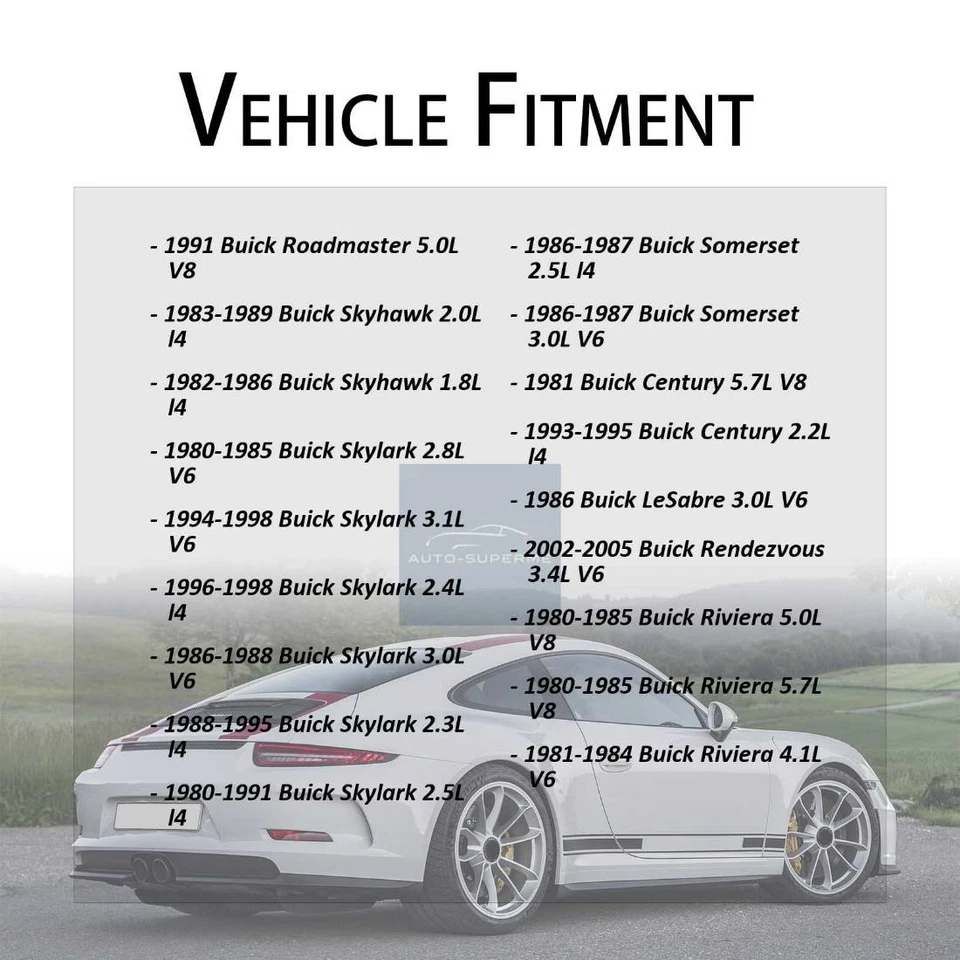 Sensor de temperatura do líquido de arrefecimento do motor para Buick Regal 4.3L 1981-1984 - Imagem 4 de 4