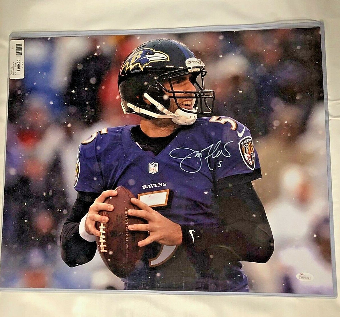 Joe Flacco Autographed Signed Baltimore Ravens 16x20 New with Authenticity 