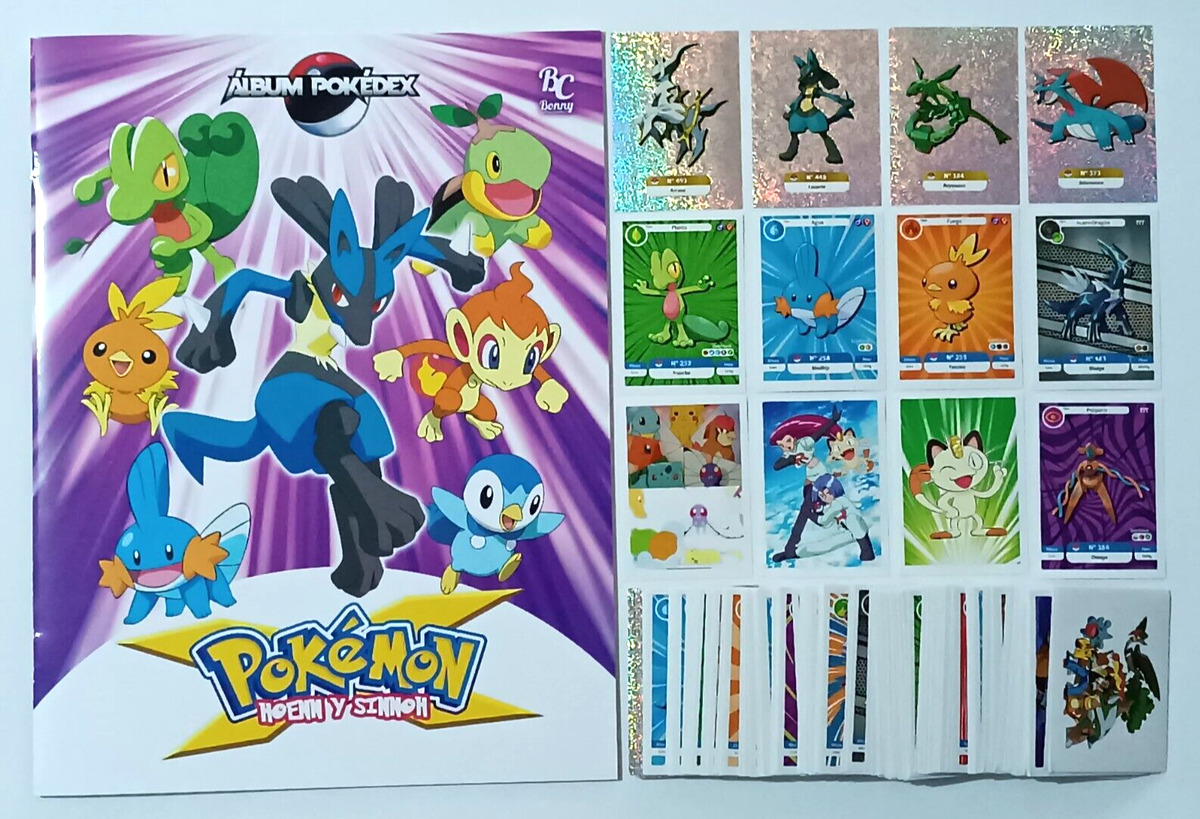 ALBUM POKEMON HOENN & SINNOH MC - Sticker + Full Set 254/254 PERU 2022  ARCEUS