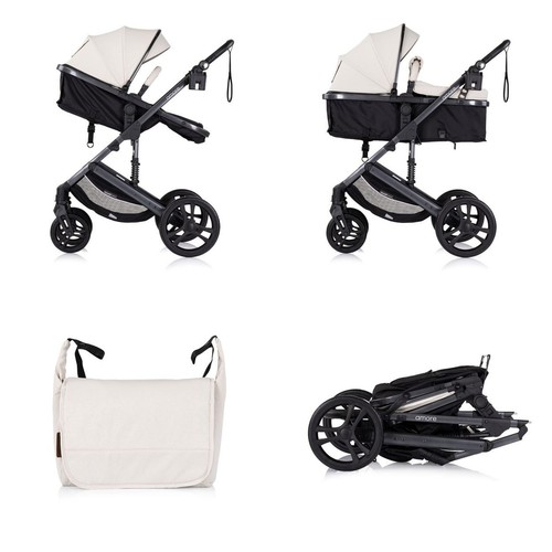 Poussette Chipolino 2 en 1 Amore porte-boissons sac à langer couvre-pieds panier - Photo 6/18