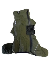  LoveLongLong Olive Green Tactical Quilted Dog Vest Size XS