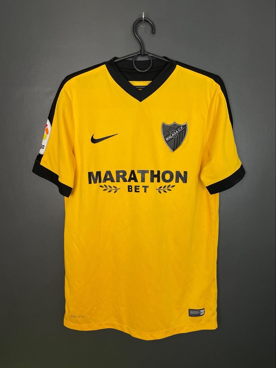 MALAGA 2016/2017 AWAY FOOTBALL SHIRT NIKE SOCCER JERSEY SIZE M