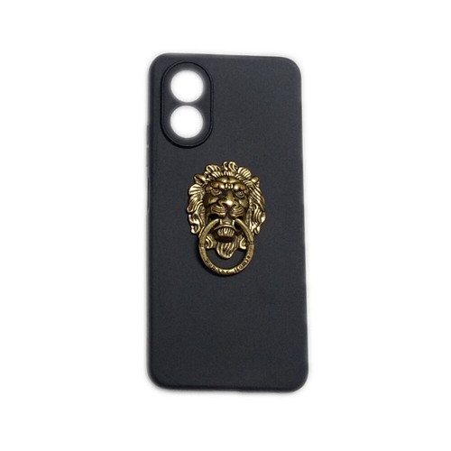 For OPPO A18 4G 3D Lion Finger Ring Stand Holder Soft TPU Phone Skin Case Cover - Picture 2 of 4