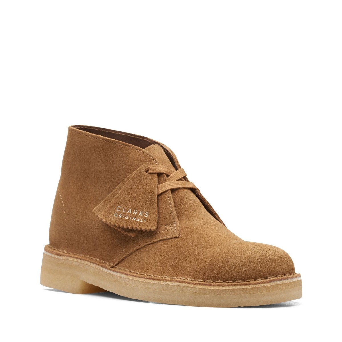 26168782] Womens Clarks Originals Desert Boot 'DARK SAND SUEDE' (W