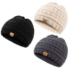 Baby Kids Winter Warm Hats Infant Toddler Children Beanie Knit Cap Girls Boys