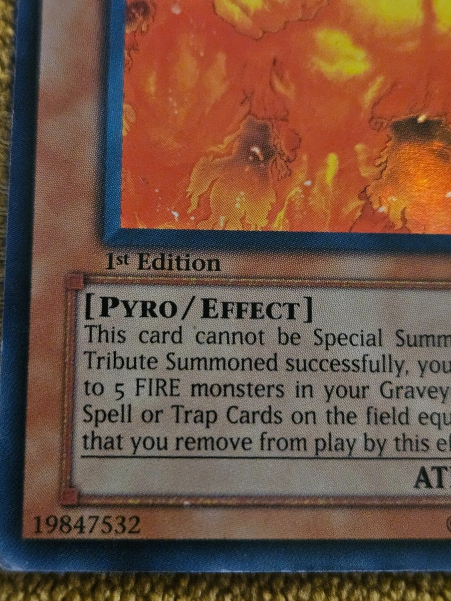 Yugioh Infernal Flame Emperor SD3-EN001 1st Edition | eBay