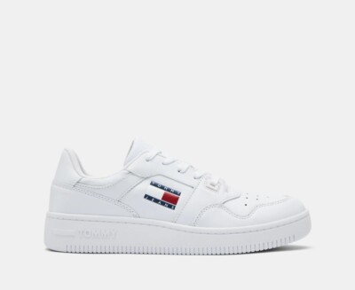 Tommy Jeans Women's Retro Basket Leather Sneakers - White (EU40)
