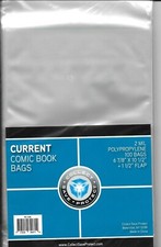 100 CURRENT SIZE COMIC BOOK BAGS AND 100 BACKING BOARDS ARCHIVAL SAFE