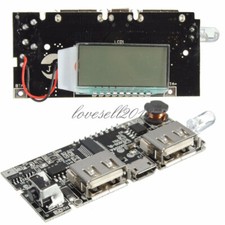 NEW Dual USB 5V 1A 2.1A Mobile Power Bank 18650 Battery Charger PCB LCD Display