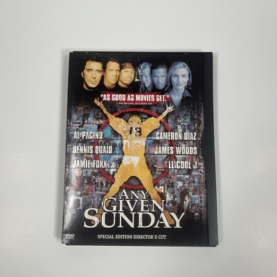 Any Given Sunday DVD 1999