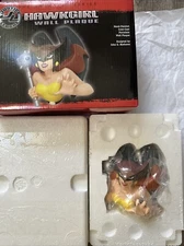 DC Direct Justice League Animated HAWKGIRL Painted Porcelain Wall Plaque