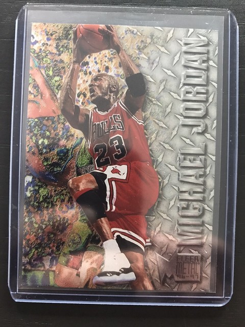 MICHAEL JORDAN 96 97 FLEER METAL BASE 11 MINT CONDITION CHICAGO BULLS 