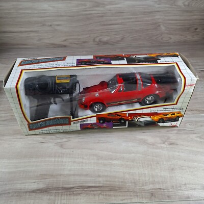 Sports Machines New Bright 1989 Porsche RC Car Made in Hong Kong No 228